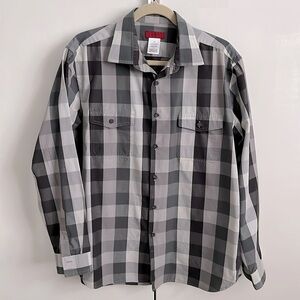 ALFANI Men’s Button Down Shirt Slim Fit, Size L